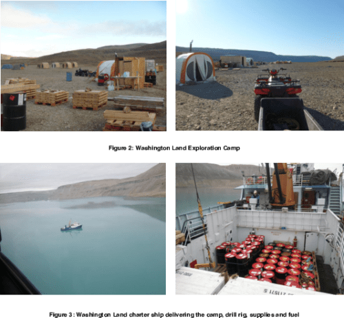 Cass Fjord Base Camp on southern Washington Land and Kane Basin. Credit: IronBark Inc.